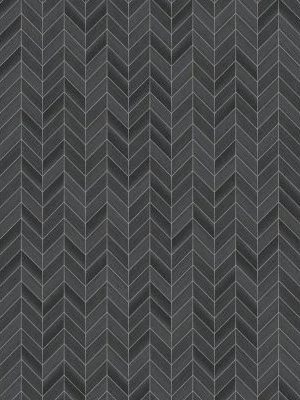 WATERCOLOR GRAPHITE CHEVRON MOSAIC 12X15