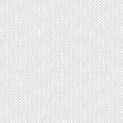 White Glossy Herringbone Mosaic