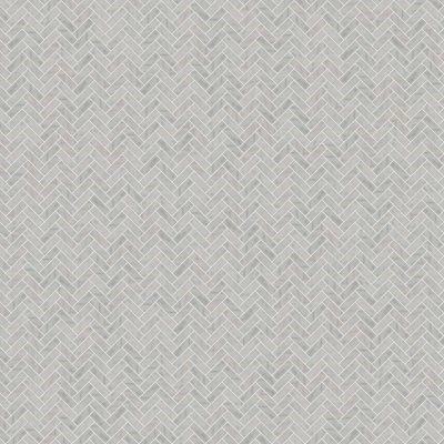 Carrara White 1x3 Herringbone Polished