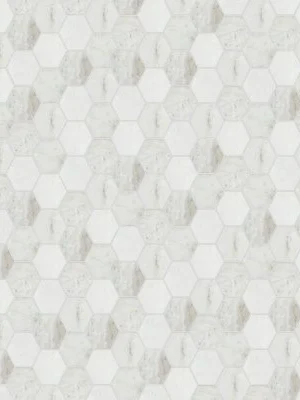 Arabescato Venato White 5" Hexagon Honed