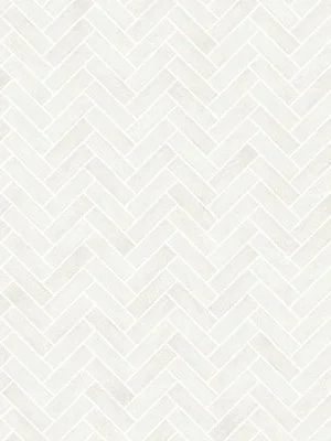 Alpine White Clay Brick Herringbone 2.25x7.5