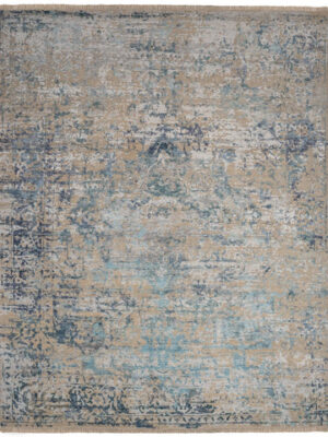 Carrara Hand Knotted Rug - 420 Aqua #1203