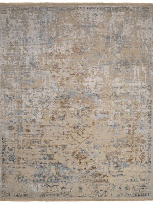 Carrara Hand Knotted Rug - 740 Beige Blue #1203
