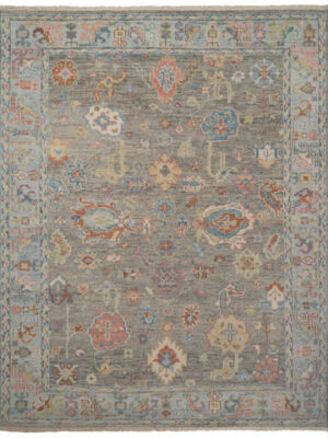 Verve Hand Knotted Rug - Silver Multi