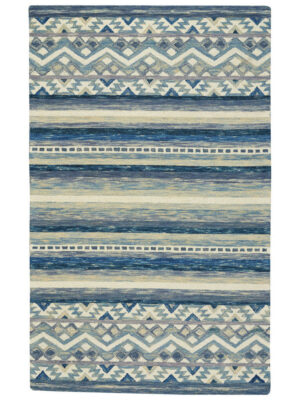 Avanti Hand Tufted Rug - Kelim 440 Alpine Blue #2569