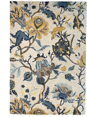 2577-145-R-S-1.jpg Avanti Hand Tufted Rug - Jacobean 145 Gold Multi #2577