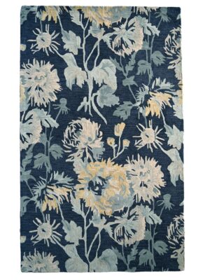 2579-475-R-S-1.jpg Avanti Hand Tufted Rug - Floral Nouveau 475 Blue Multi #2579