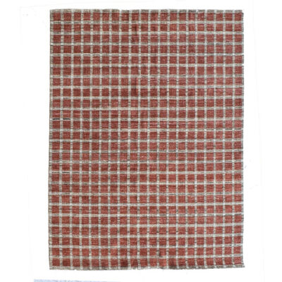 Tattersall Hand Loomed Rug - Brick