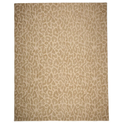 Serengeti Leopard Hand Tufted Rug - Natural