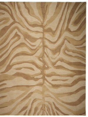 Serengeti Zebra Hand Tufted Rug - Beige