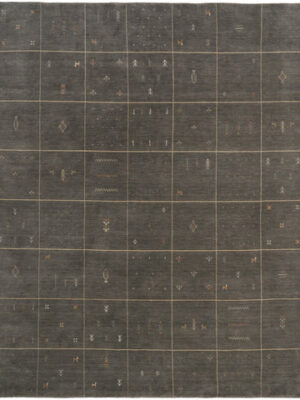 Zagros Hand Loomed Rug - Steel Gray