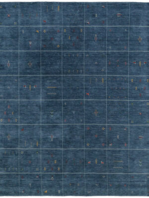 Zagros Hand Loomed Rug - Cobalt Blue