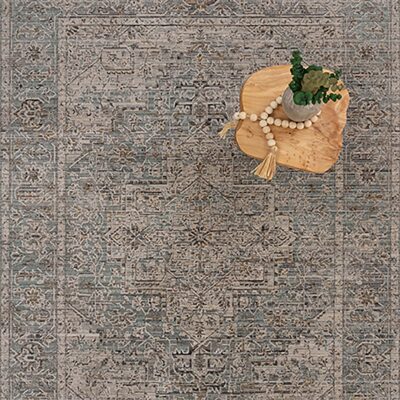 Zenith Collection Heriz Rug - Mist