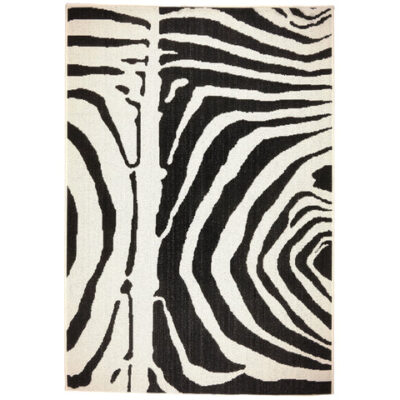 Cape Town Machine Made Rug - 350 Black #5126