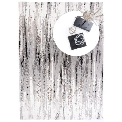 Manhattan Machine Made Rug - Soho Steel