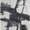 CODA Rug - 8927F-BLKWHT