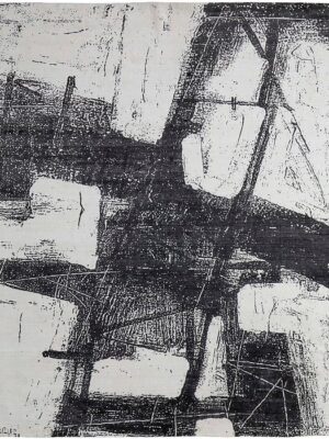 CODA Rug - 8927F-BLKWHT