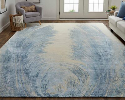 C6028BLU000F99_1 MONTFORT Rug - C6028-BLU000