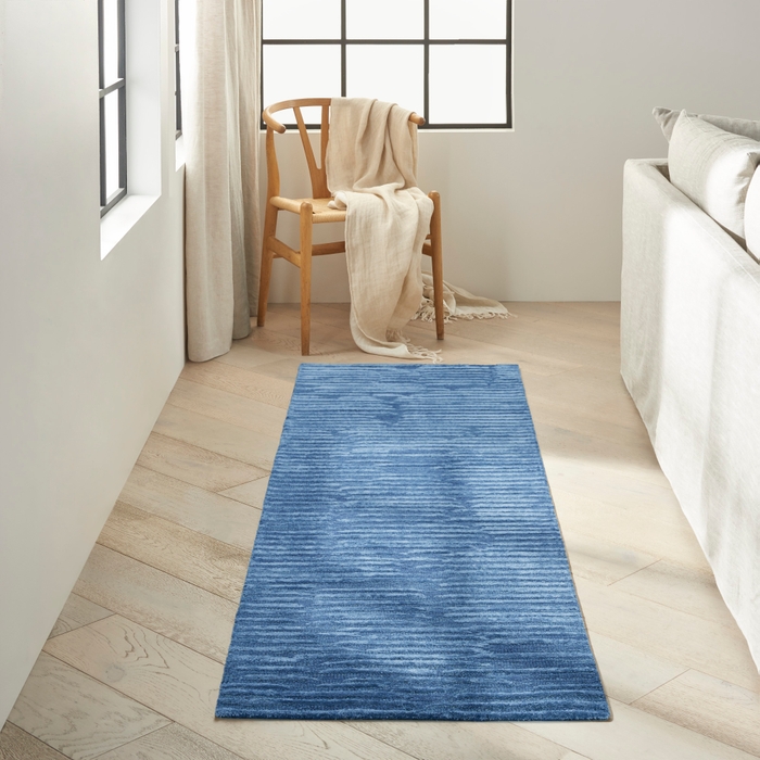 Ck010 Linear Lnr01 Blue 0 Area Rug