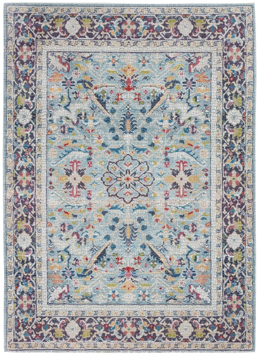 ANRGL_ANR14_TEAMT_TEAL_MULTI_5x8_099446498441_FLAT_C.jpg Ankara Global Anr14 Teal/Multicolor Rug