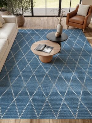 Azure Azu01 Navy Area Rug
