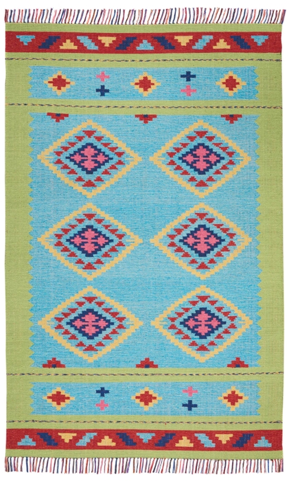 Baja Baj02 Blue/Green Rug
