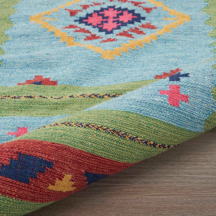 Baja Baj02 Blue/Green Rug