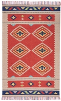 BAJA_BAJ02_REDBG_RED_BEIGE_5x7_099446395504_FLAT-4.jpg Baja Baj02 Red/Beige Rug