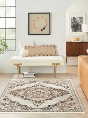 Carina Cna01 Mocha/Silver Rug