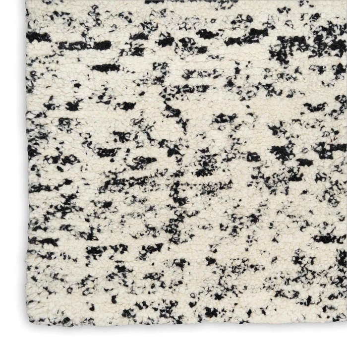 Ck042 Billows Bil01 Ivory Black Area Rug