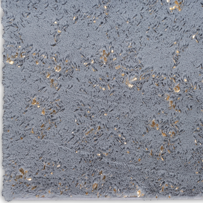 Cozy Shimmer Csh01 Slate Gold Area Rug