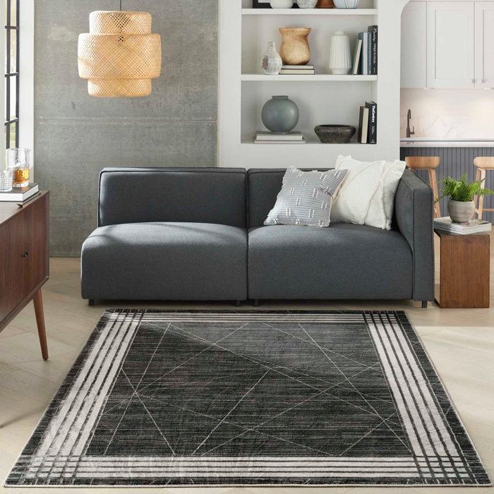 Desire Dsr01 Charcoal/Silver Area Rug