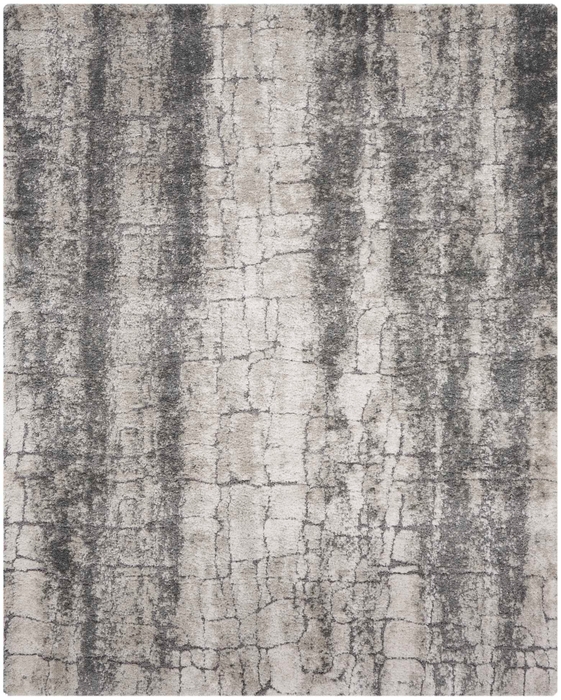 DRMSH_DRS01_IVCHA_IVORY_CHARCOAL_8x10_099446878267_FLAT.jpg Dreamy Shag Drs01 Ivory Charcoal Area Rug