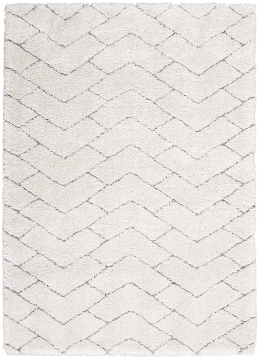 Dreamy Shag Drs03 Ivory Grey Area Rug