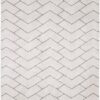 Dreamy Shag Drs03 Ivory Grey Area Rug