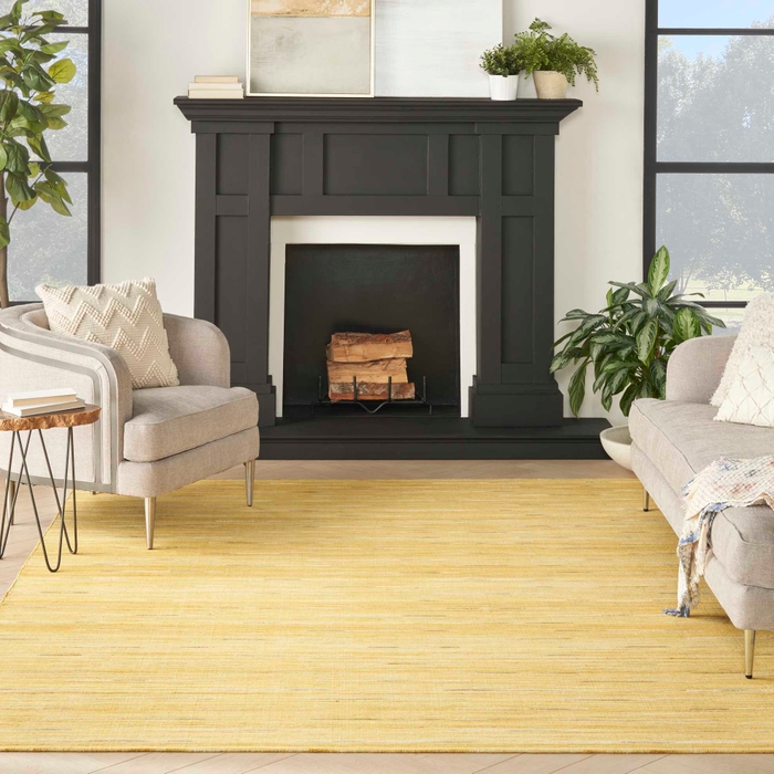 Interweave Iwv01 Yellow Rug