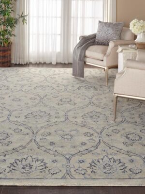 Jazmine Jaz03 Ivory/Blue