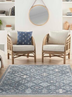 LENNX_LEN02_BLGRY_BLUE_GREY_5X7_099446888204_Room03.jpg Lennox Len02 Blue/Grey Rug