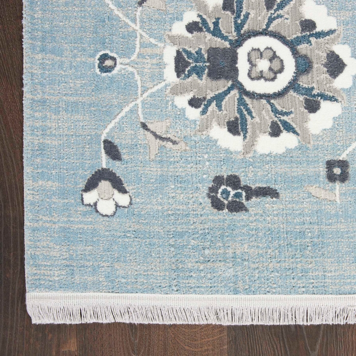 Lennox Len04 Light Blue Grey Rug