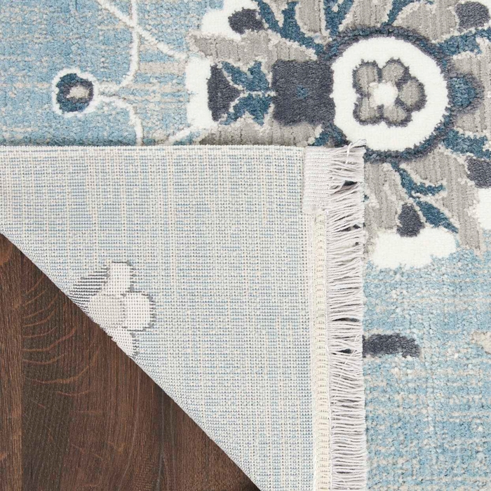 Lennox Len04 Light Blue Grey Rug