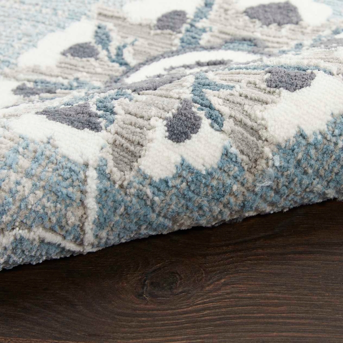 Lennox Len04 Light Blue Grey Rug