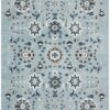 Lennox Len04 Light Blue Grey Rug