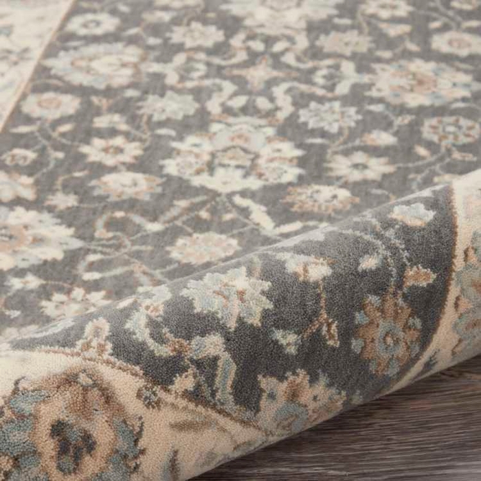 Living Treasures Li16 Grey/Ivory Rug