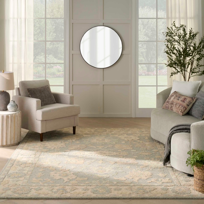 Maison Mso03 Blue Ivory Area Rug