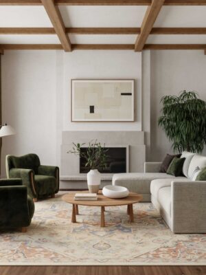 Maison Mso06 Ivory Rust Area Rug