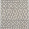 Moroccan Shag Mrs02 Silver Rug