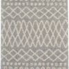 Moroccan Shag Mrs02 Silver Rug