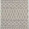 Moroccan Shag Mrs02 Silver Rug