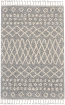 Moroccan Shag Mrs02 Silver Rug