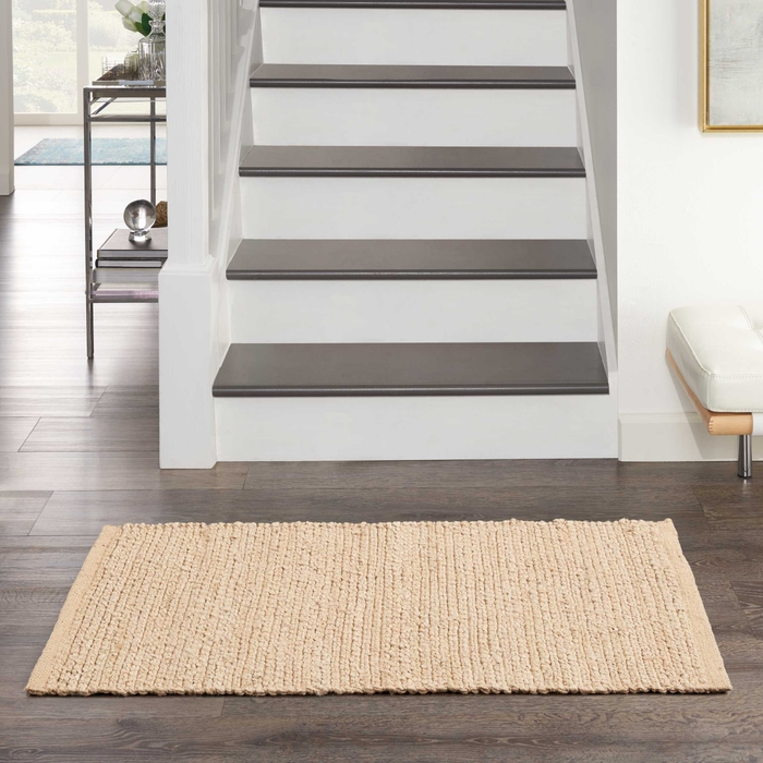 NJUTE_NJT02_BLCHD_BLEACHED_2X3_099446131164_ROOM01.jpg Natural Jute Njt01 Bleached Area Rug